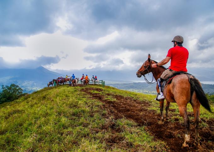 Wycieczka konna w okolicach wulkanu Arenal